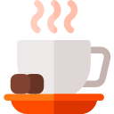 Comic Icon Bild - Eine Tasse Kaffe